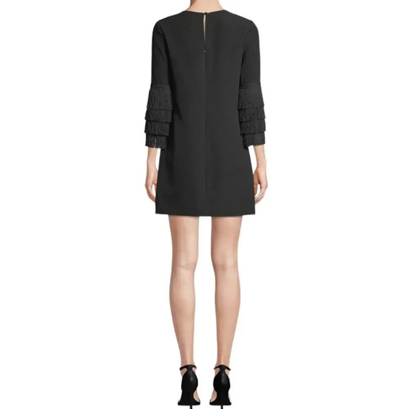 Milly “Nicole” Fringe Cuff Shift Dress - Picture 4 of 16